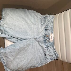 hollister low rise baggy jorts women's with bow detail on pocket
